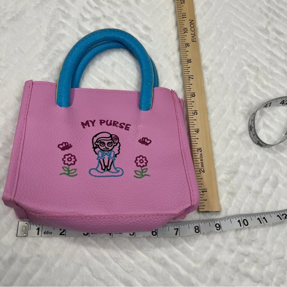 Child’s Pink Blue Kids Handbag Purse Toddler girls‎ toy dress up